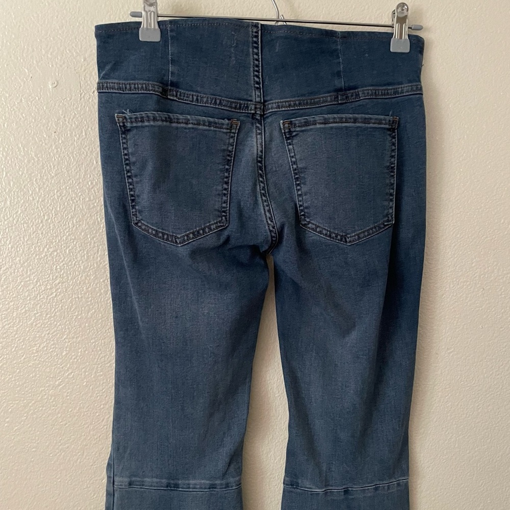 Free People Penny Flare Bell Bottom Pull On Jeans 27 - Picture 6 of 12